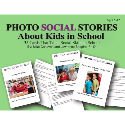 Social Stories Cards About Kids in School