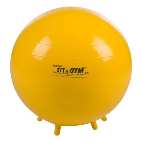 Gymnic Sit'N'Gym Jr. Therapy Ball, 17-1/2 in, Yellow