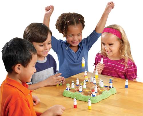 Educational Insights Bunny Hop Game, 25 Pieces