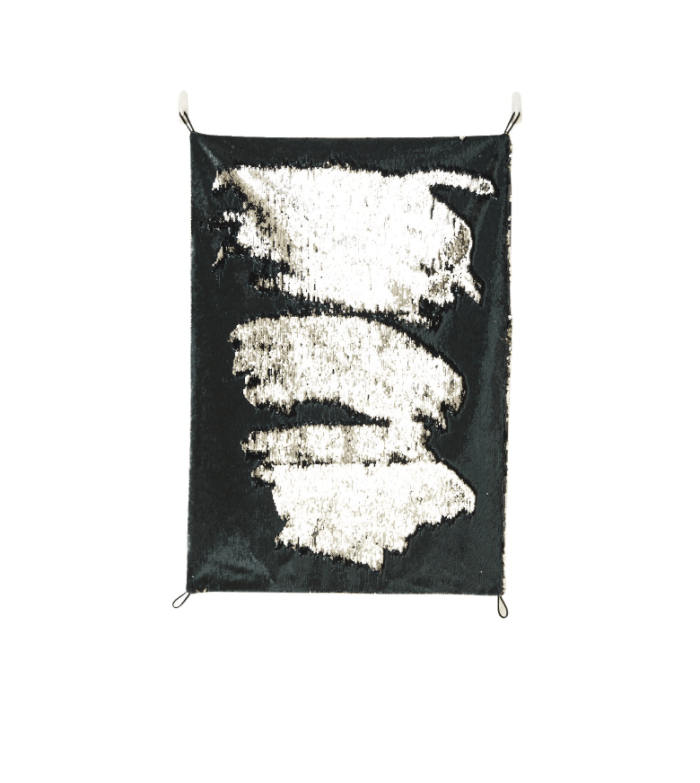 Sensory Sequin Panel, 24 x 36 Inches, Blue/Silver - Image 2