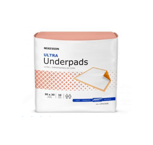 McKesson Ultra Disposable Underpads - Disposable Potty Pads - Bed Pad
