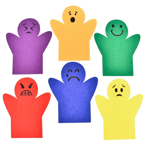 Abilitations Emotion Hand Puppets, Set Of 6 - Image 4