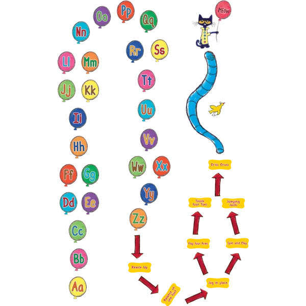 Alphabet Balloons Sensory Path