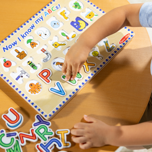 Alphabet Sound Puzzle - 26 Pieces in Action