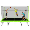 AltitudeX 10ft x 17ft Gymnastics Rectangle Trampoline - Green