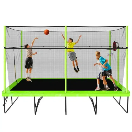 AltitudeX 10ft x 17ft Gymnastics Rectangle Trampoline - Green