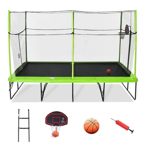 AltitudeX 10ft x 17ft Gymnastics Rectangle Trampoline - Green
