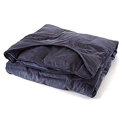 SleepTight Weighted Blanket with Neck Cut Out