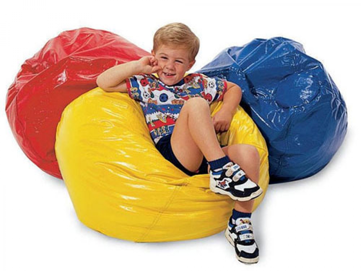 Bean Bag Chairs (Child Size Yellow) Autism Chairs/Seats