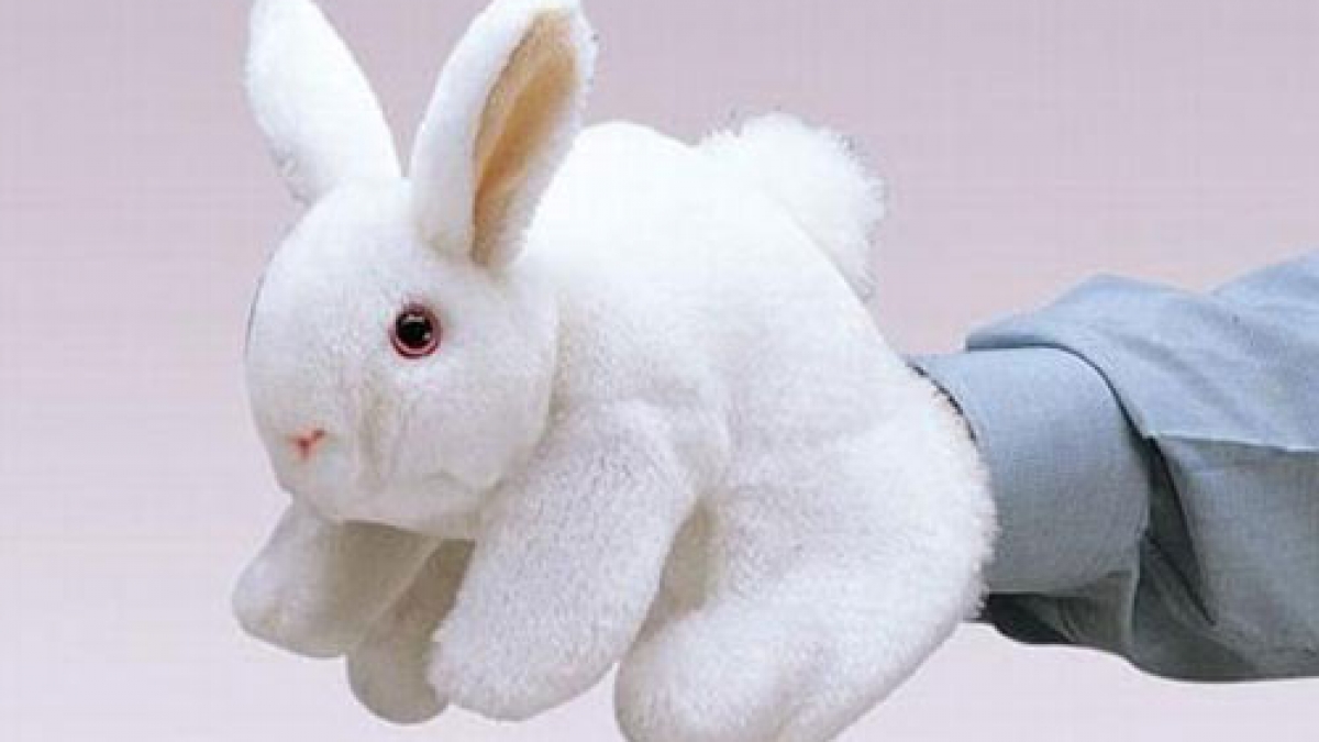 hand puppet rabbit