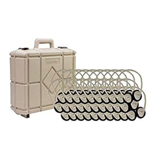 Califone CA2-30 Individual Storage Stereo Headphone Classroom Pack with Case, Set of 30