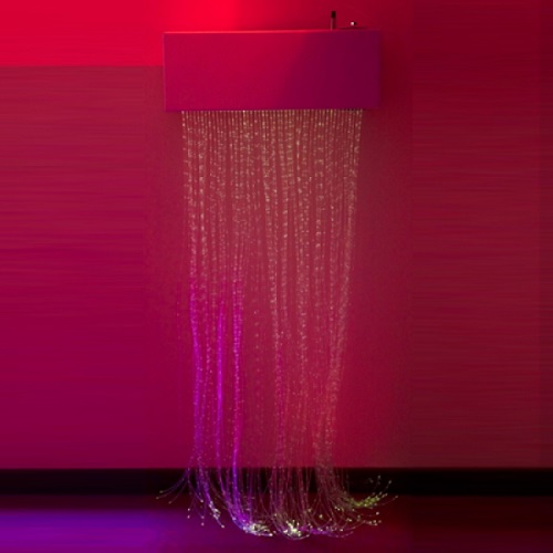 Calming LED Fiber Optic Cascade