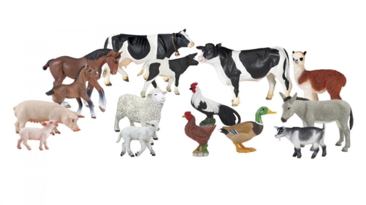 Horizon Group Felt Lacing & Learning Farm Animals Set for sale online 