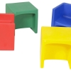 Children's Factory Cube Chairs Plain