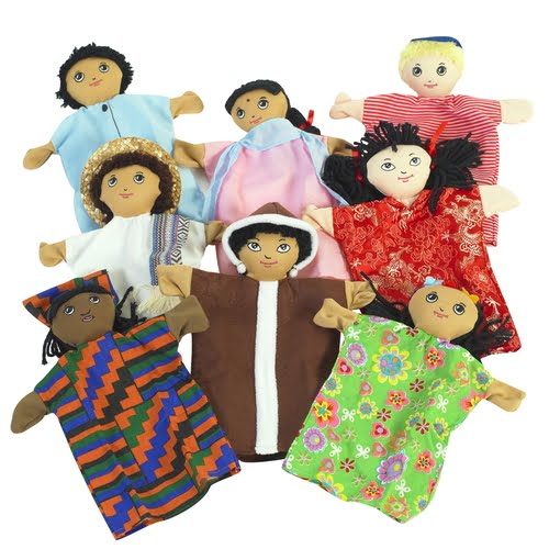 Children's Factory Ethnic Hand Puppets