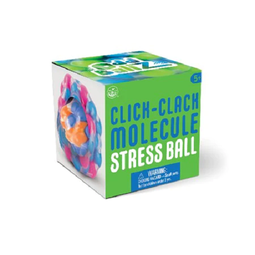 Click-Clack Molecule Stress Ball