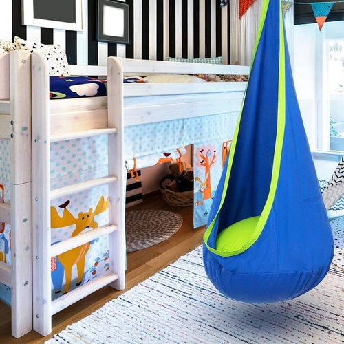 Cozy Pod Swing Blue Hanging