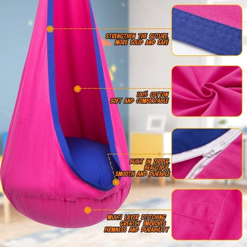 Cozy Pod Swing Pink Details