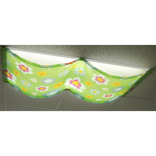 Cozy Shades Seasonal Fluorescent Light Shades School Overhead