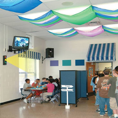 Cozy Shades Light Softening Filter Covers Soften On School Fixtures - Fluorescent Ceiling Light Covers Cost