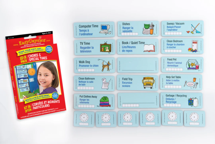 Chores and Special Times Add-On Pack Content