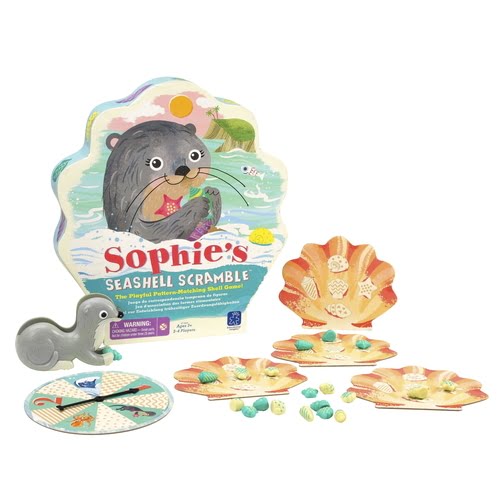 Educational Insights Sophie's Seashell Scramble Game