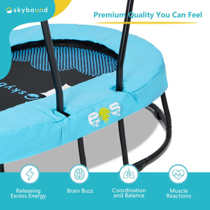 Eos Oval 4 foot Children's Sensory Mini Trampoline