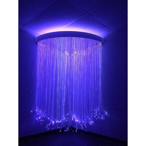 Fiber Optic Corner Shower