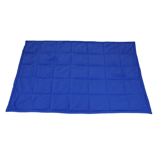 Abilitations Fleece Weighted Blanket, Small - Blue