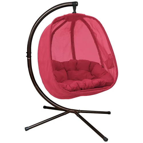 FlowerHouse Egg Chair Swing, Red