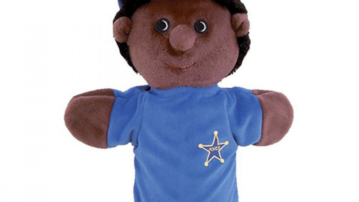 police officer hand puppet