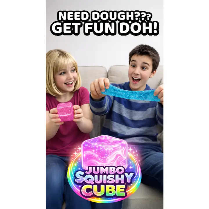 Glitter Squishy Cubes5
