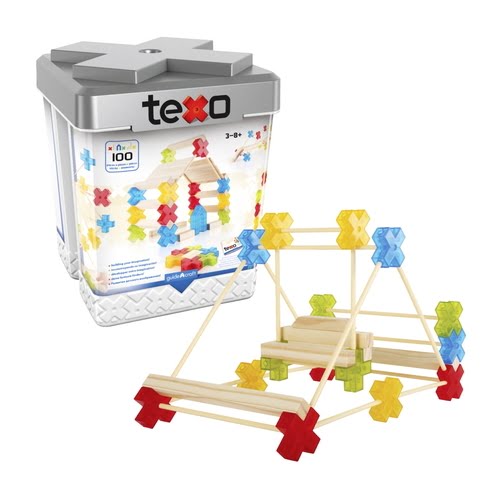 Guidecraft Texo Block Set, Ages 3+, Set of 100