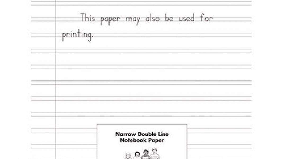 PAPER NARROW DOUBLE LINE paper-narrow-double-line