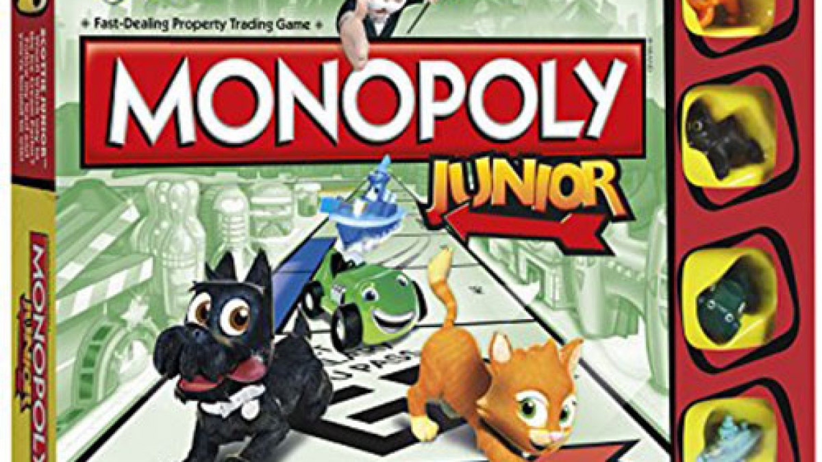 Hasbro Gaming - Monopoly Junior Board Game - Learn - Educational New  Characters
