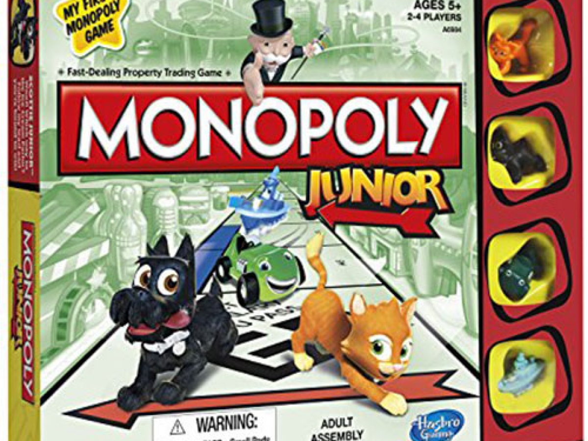 Game Board for MONOPOLY JUNIOR Game by Hasbro Spare Parts 