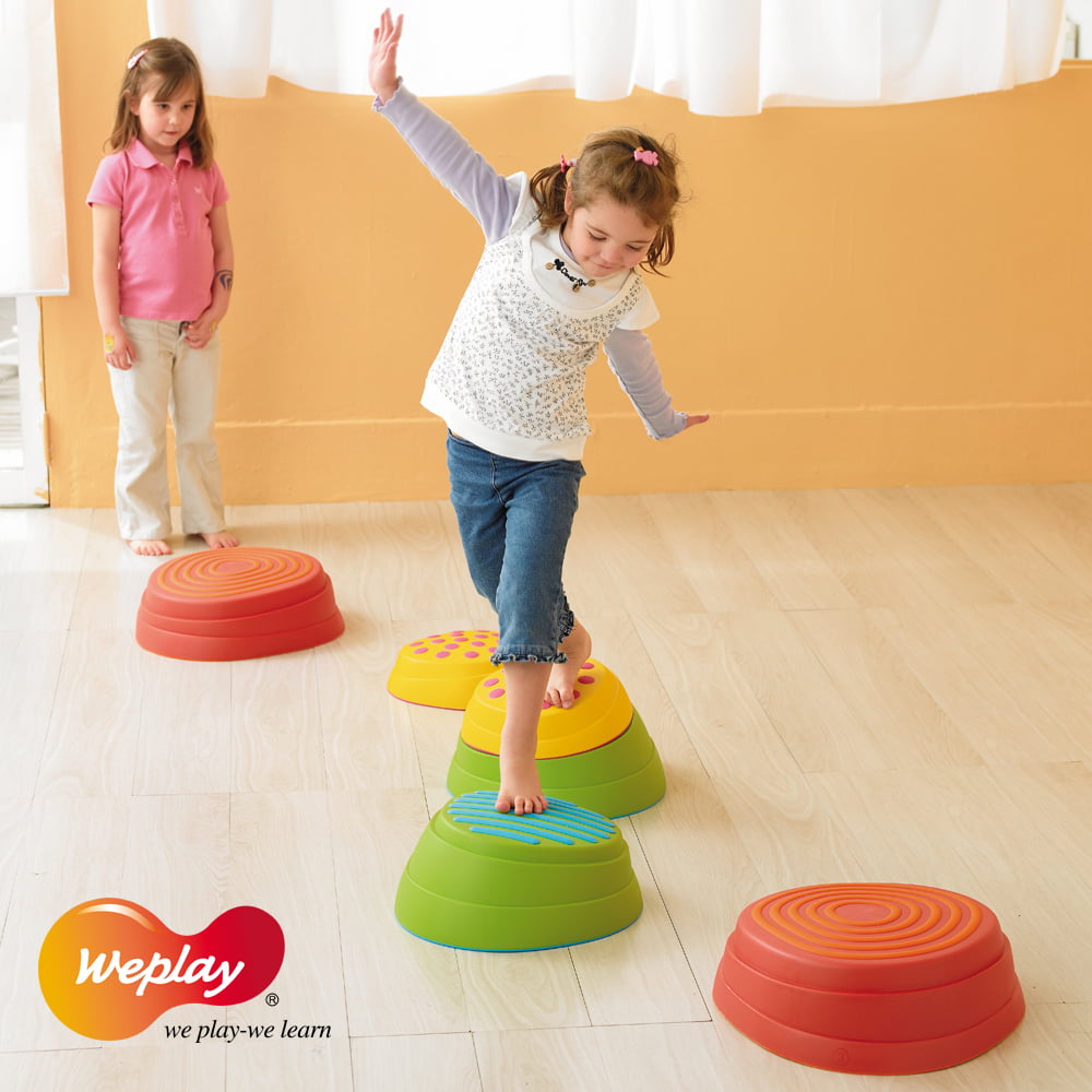 Weplay - Rainbow River Stones - Balancing River Stones