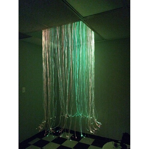 LED Fiber Optic Shower