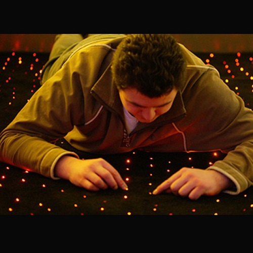 LED Fiber Optic Star Carpet