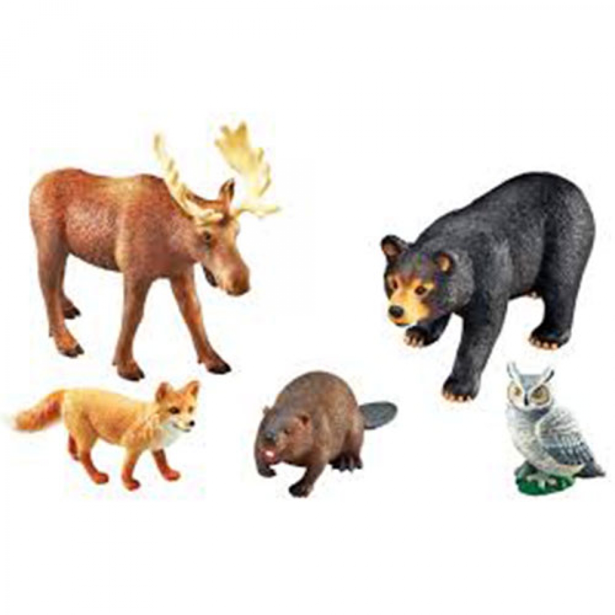 ANIMALS JUMBO FOREST SET OF 5