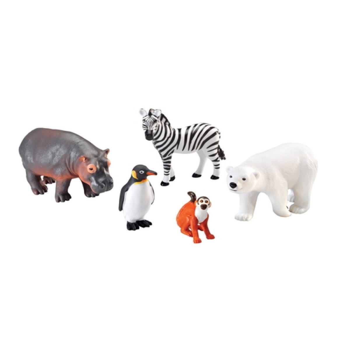 ANIMALS JUMBO ZOO SET OF 5