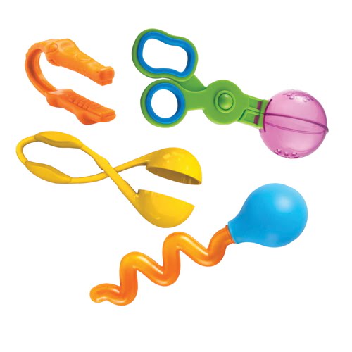 4 Classic Pieces Ages Learning Resources Helping Hands Fine Motor Tool Set Toy