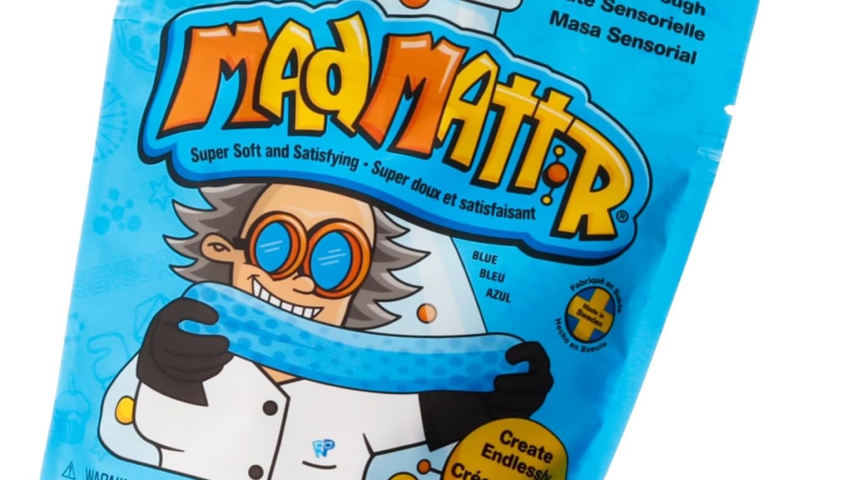 Mad Mattr Blue Sensory Dough – Never Dries Out | Ages 3+