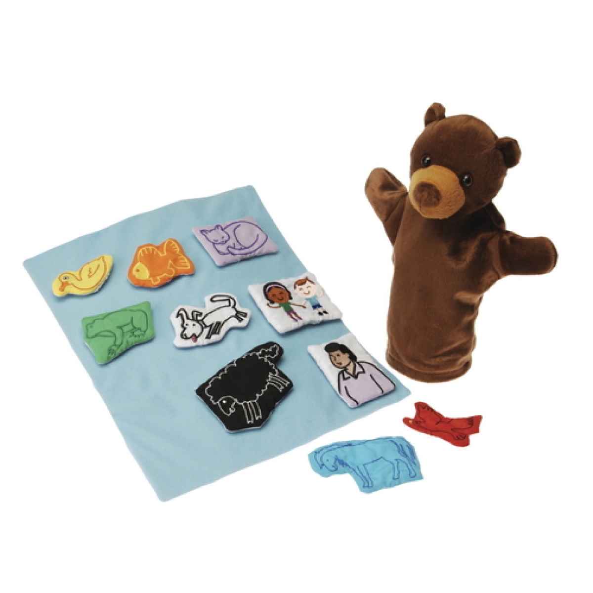 Marvel Education Puppet and Props for Brown Bear Brown Bear, Set of 12