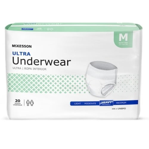 McKesson Ultra Pull On Underwear Package