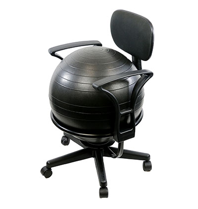 Aeromat Ball Chair Deluxe - Black