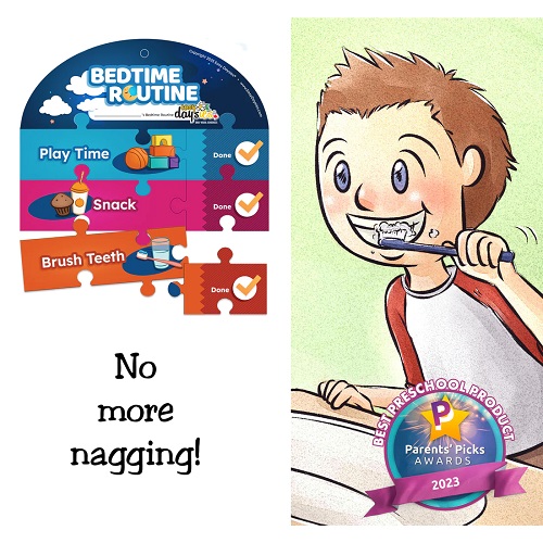 "My Bedtime Routine" Customizable Puzzle