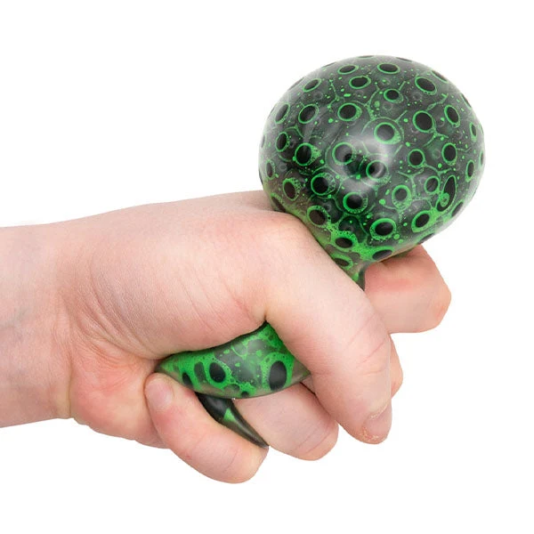 Neon Beans Stress Ball Squishy Fidget Toy in Hand