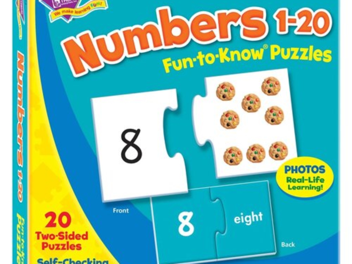 Trend Enterprises Numbers 1 to 20 Puzzle Set