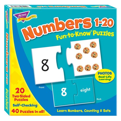 Numbers 1-20 Fun-to-Know Puzzles